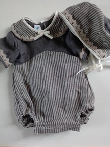 Linen Vintage newborn outfit