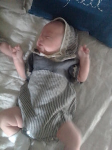 Linen Vintage newborn outfit