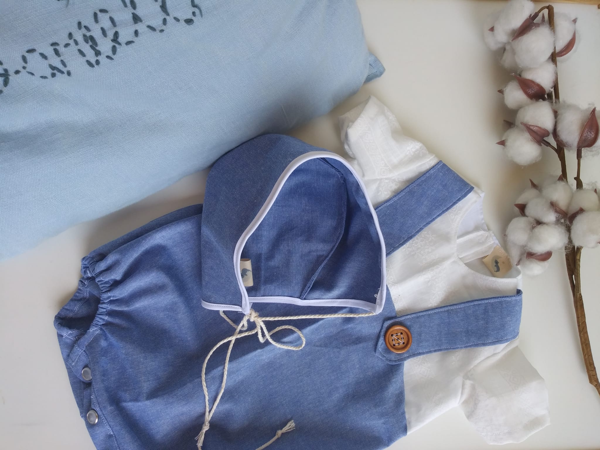 Denim Newborn outfit