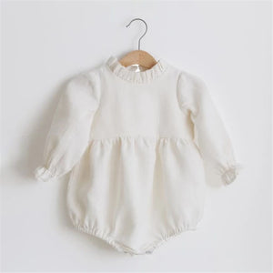 Little Snow Longsleeve Romper